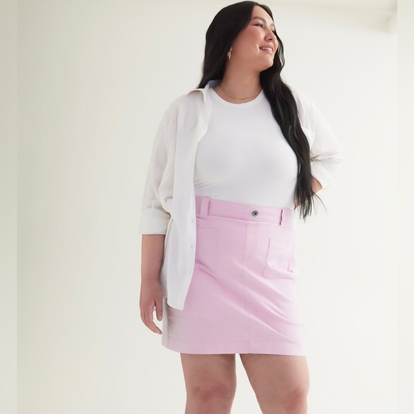 Penn 5X Cotton Cargo Skort with Rib Waistband Pastel Lilac Size 28 Golf Sport - Picture 2 of 10